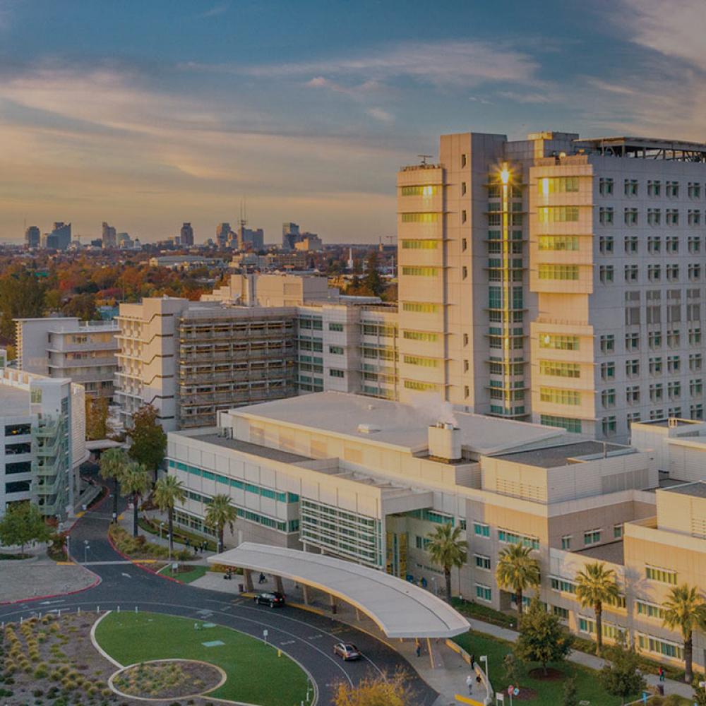 加州大学戴维斯分校医疗中心鸟瞰图