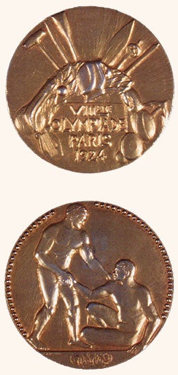 Gold medal from 1924 Olympics