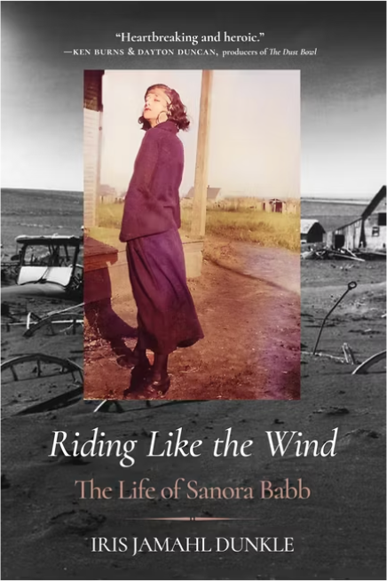 Book cover for Riding Like the Wind by Iris Dunkle 