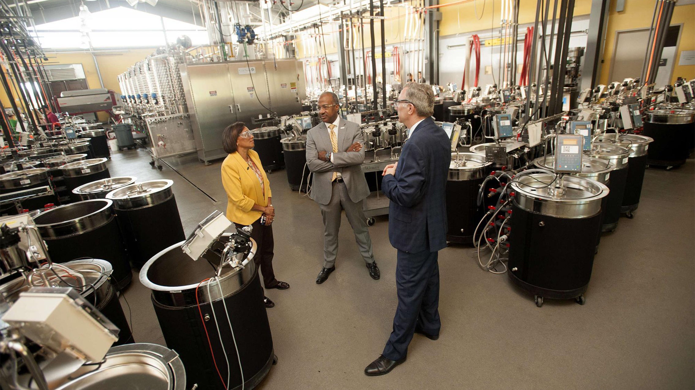 Touring the Teaching and Research Winery, September 2017.