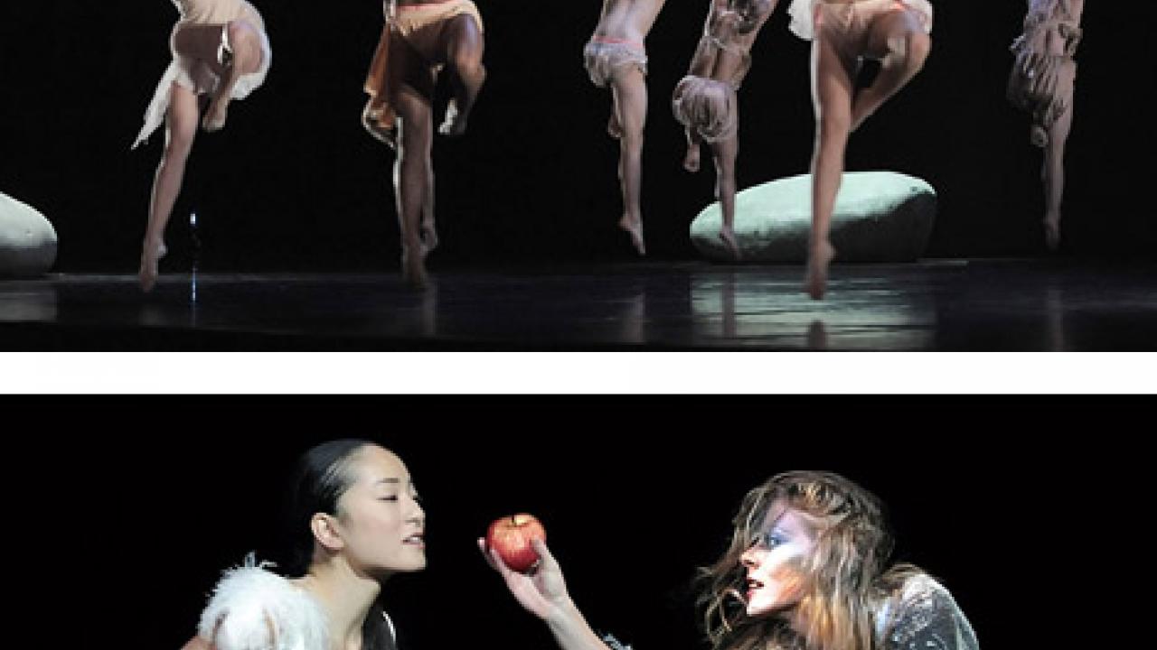 Photos (2): Scenes from Ballet Preljocaj's Blanche Neige (Snow White)