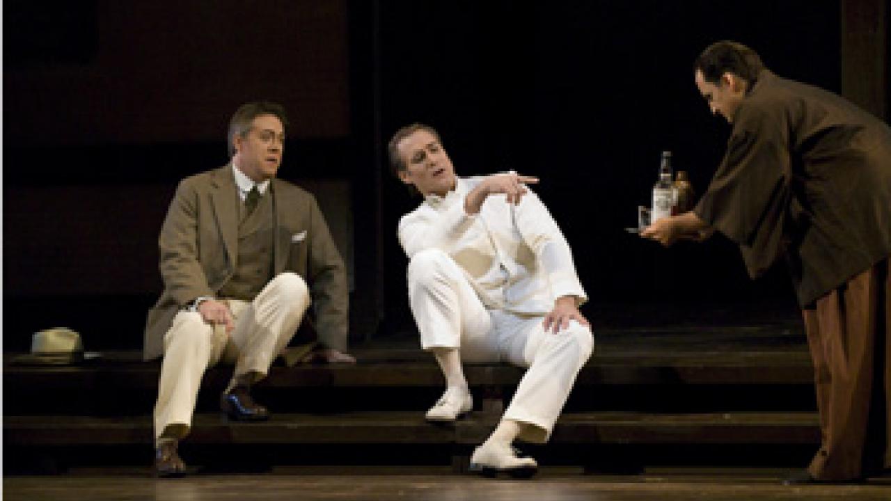 Stephen Powell, Brandon Jovanovich and Matthew O'Neill in Madama Butterfly (December 2007 at San Francisco's War Memorial Opera House).