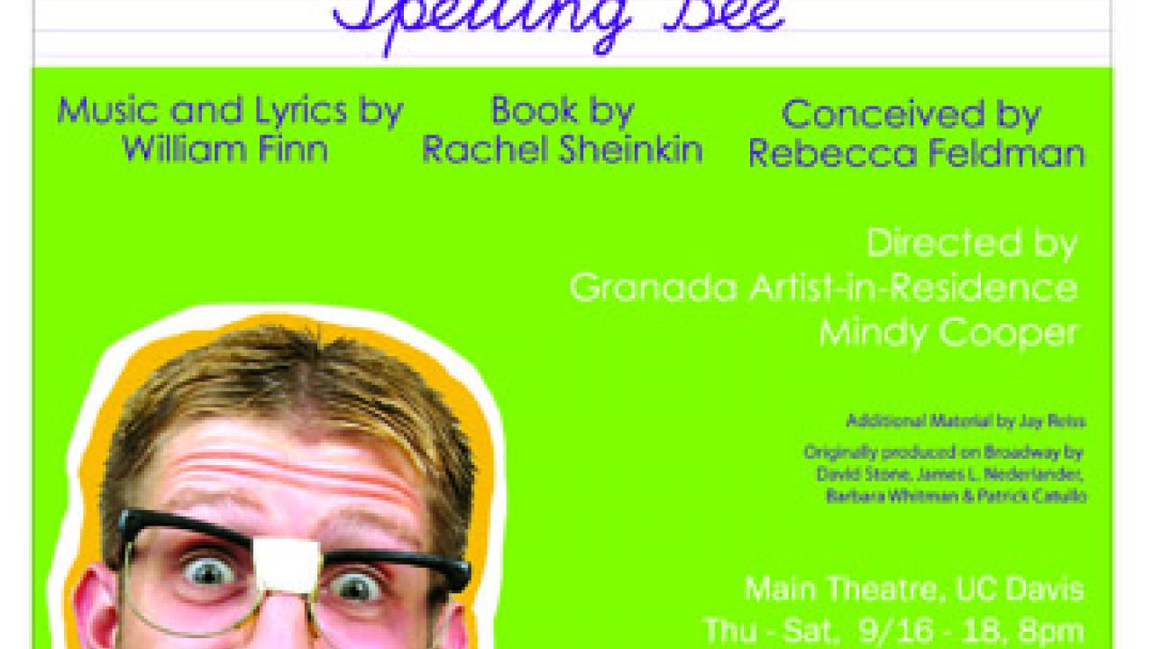 Poster for The 25th Annual Putnam County Spelling Bee musical production