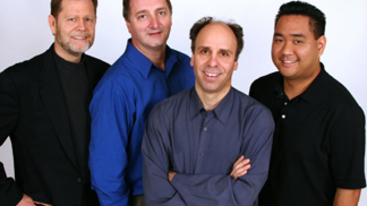 Alexander String Quartet: from left, Paul Yarbrough, viola; Sandy Wilson, cello; Frederick Lifsitz, violin; and Zakarias Grafilo, violin.