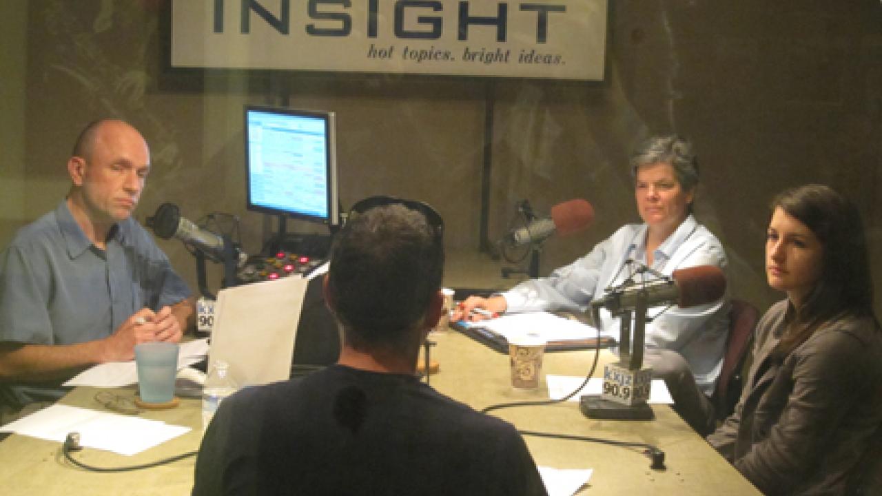 Photo: Insight program in progress, with Jeffrey Callison, Kevin Wehr, Kelly Ratliff and Nicole Anderson.