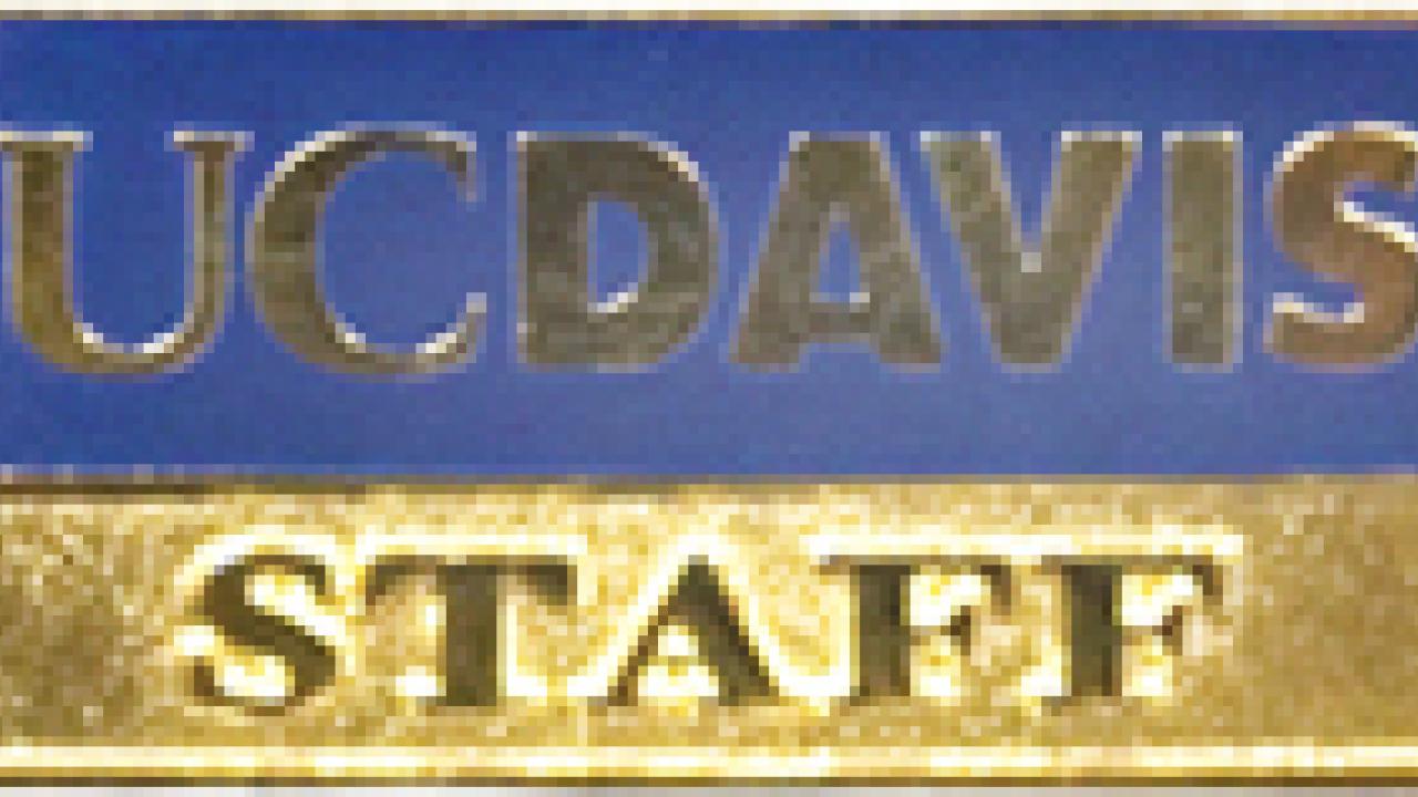 Photo: UC Davis Staff Assembly pin