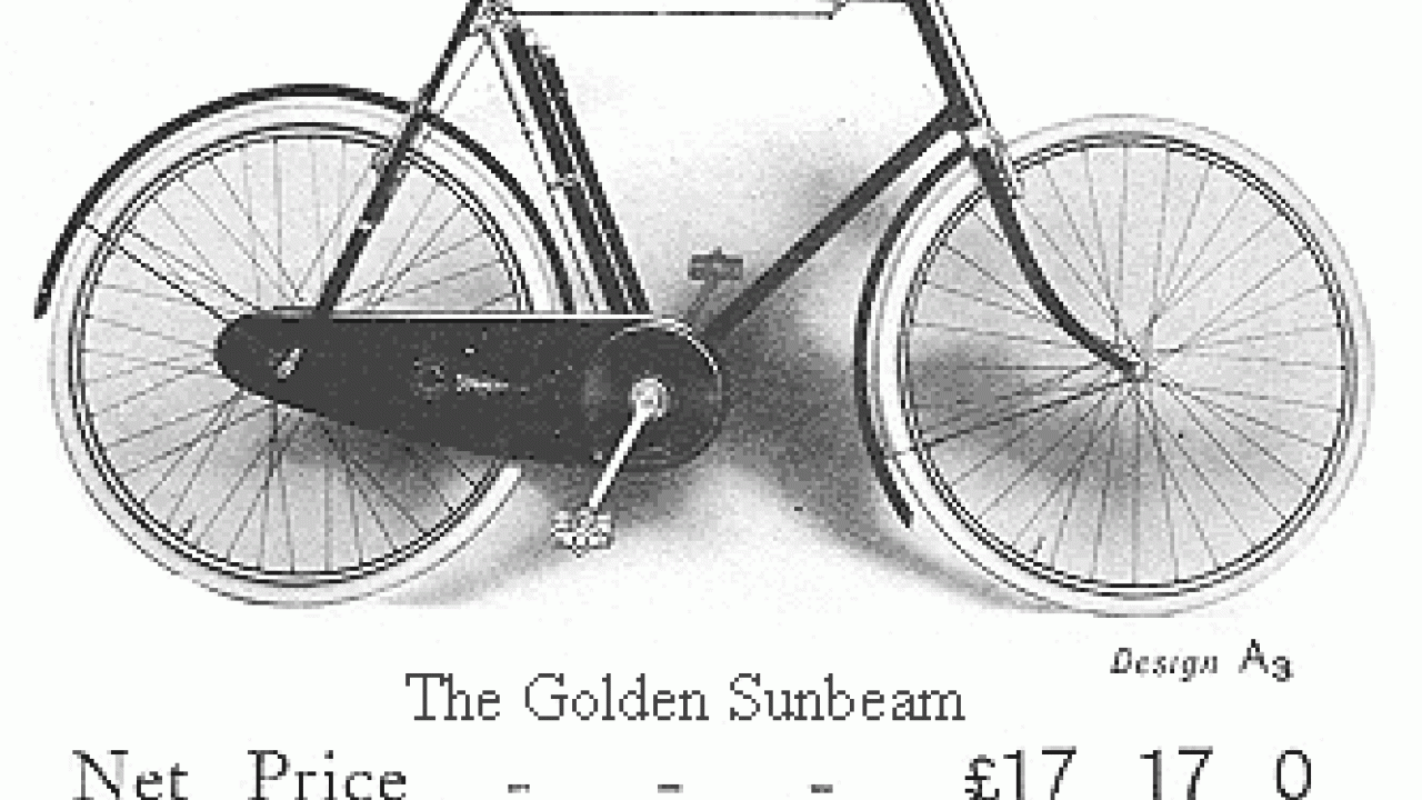 Early 1900s Marston Golden Sunbeam bicycle