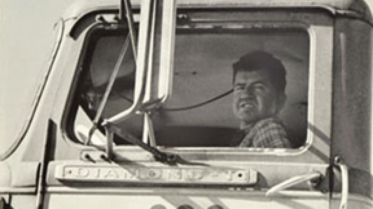 Untitled, from David Fukuyama&rsquo;s Truck Drivers Series of photographs