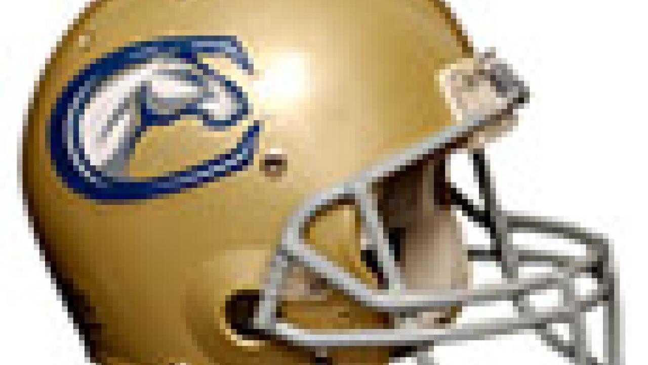 UC Davis football helmet