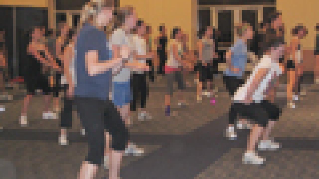 The ARC's Fitness Frenzy on Dec. 3 featured a group exercise sampler.