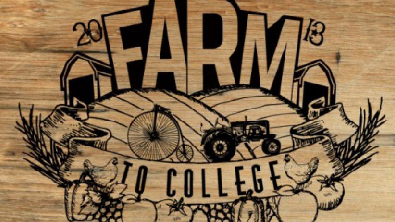 Graphic: Farm to College logo