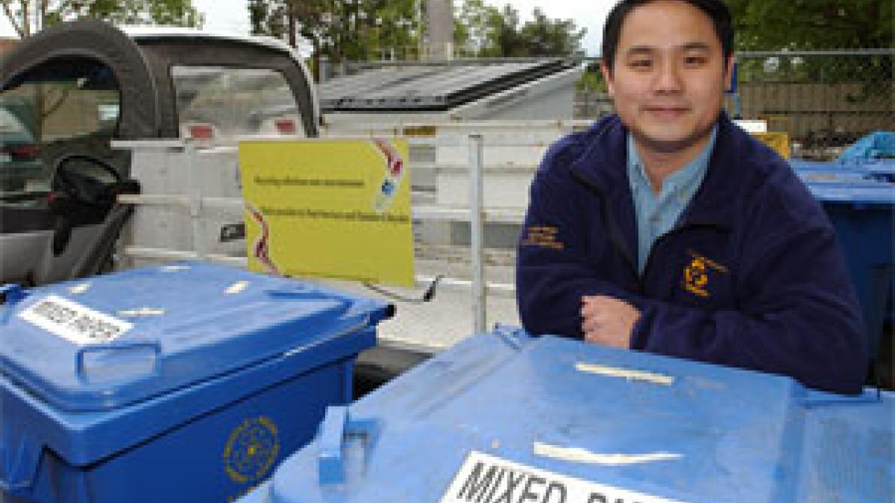 Former Aggie Lin King  serves as program manager for R4 &mdash; UC Davis&rsquo; recycling unit.