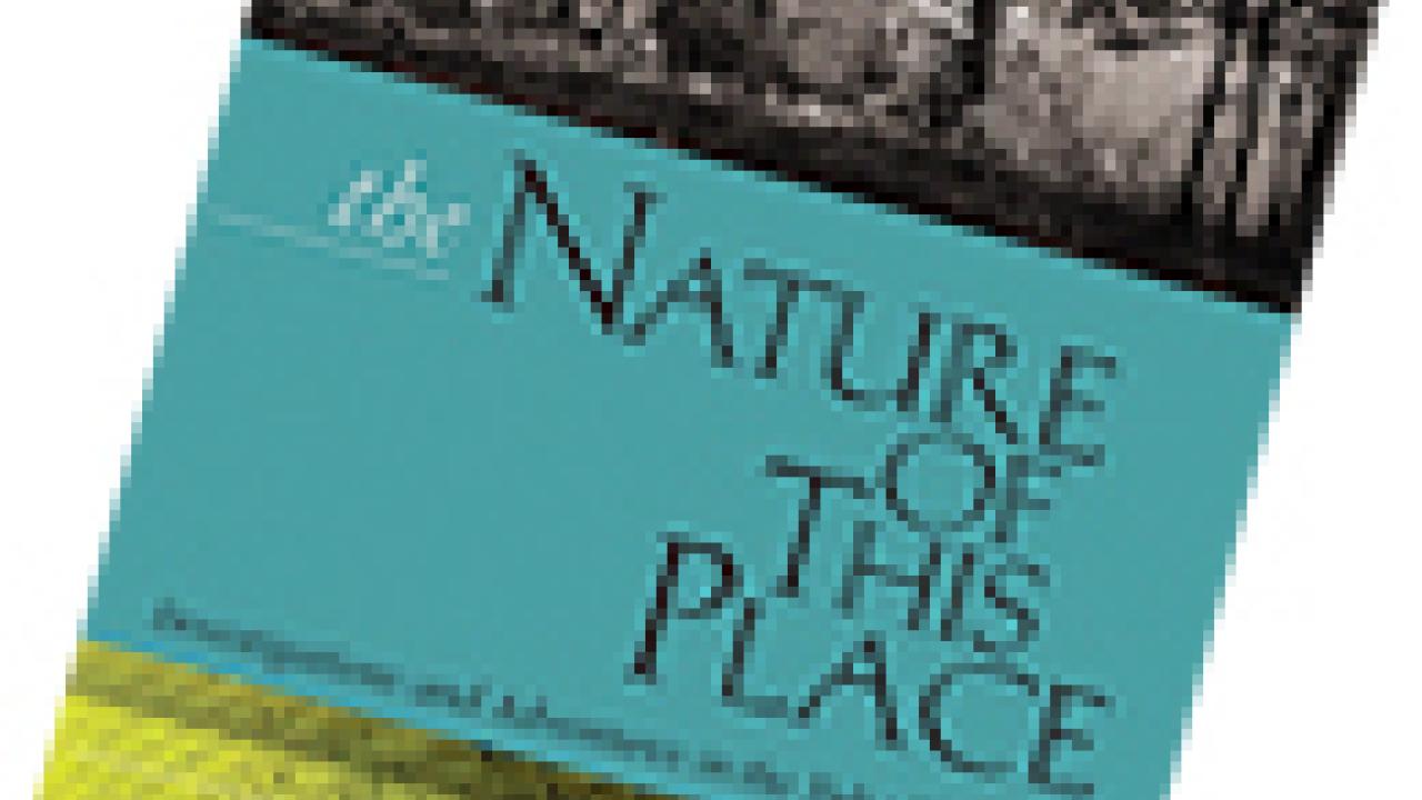 Photo: Bookcover for Snyder's Nature of This Place