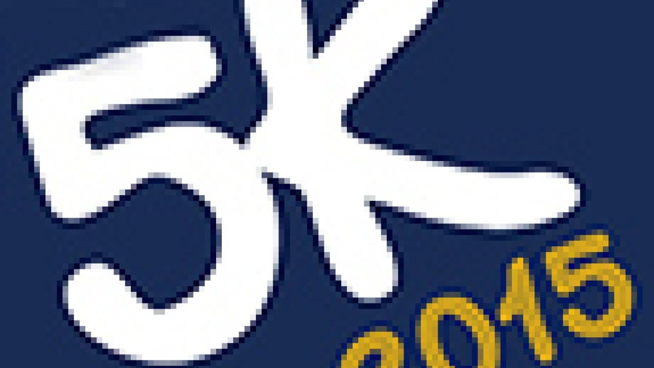 Graphic: 5K 2015, cropped from Stride for Pride logo