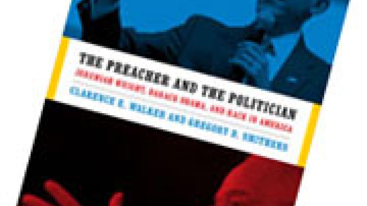 Graphic: Book cover from "The Preacher and the Politician"