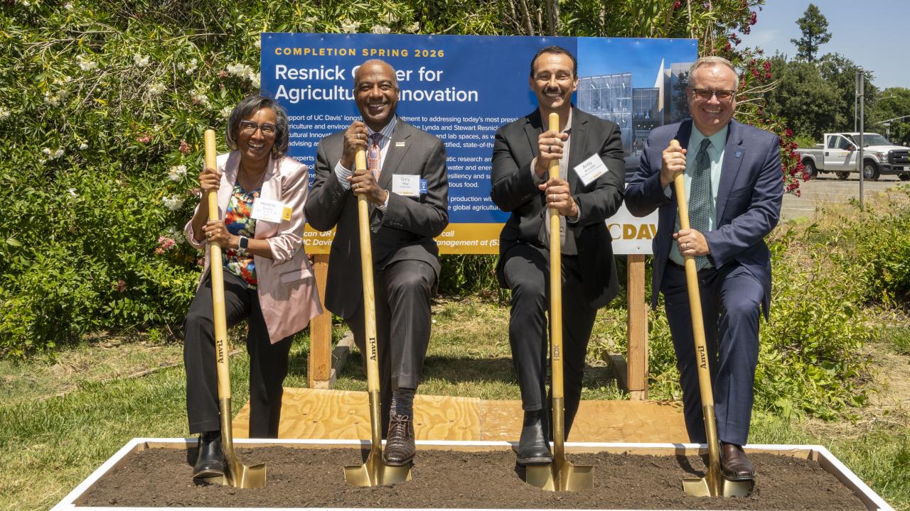 Lynda and Stewart Resnick Center for Agricultural Innovation Groundbreaking