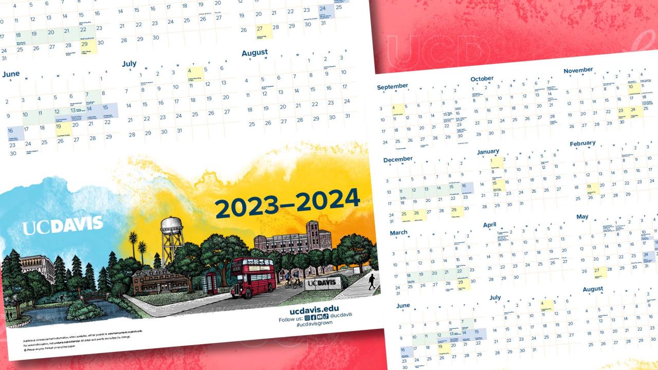 New Poster Calendars Hit Stores UC Davis