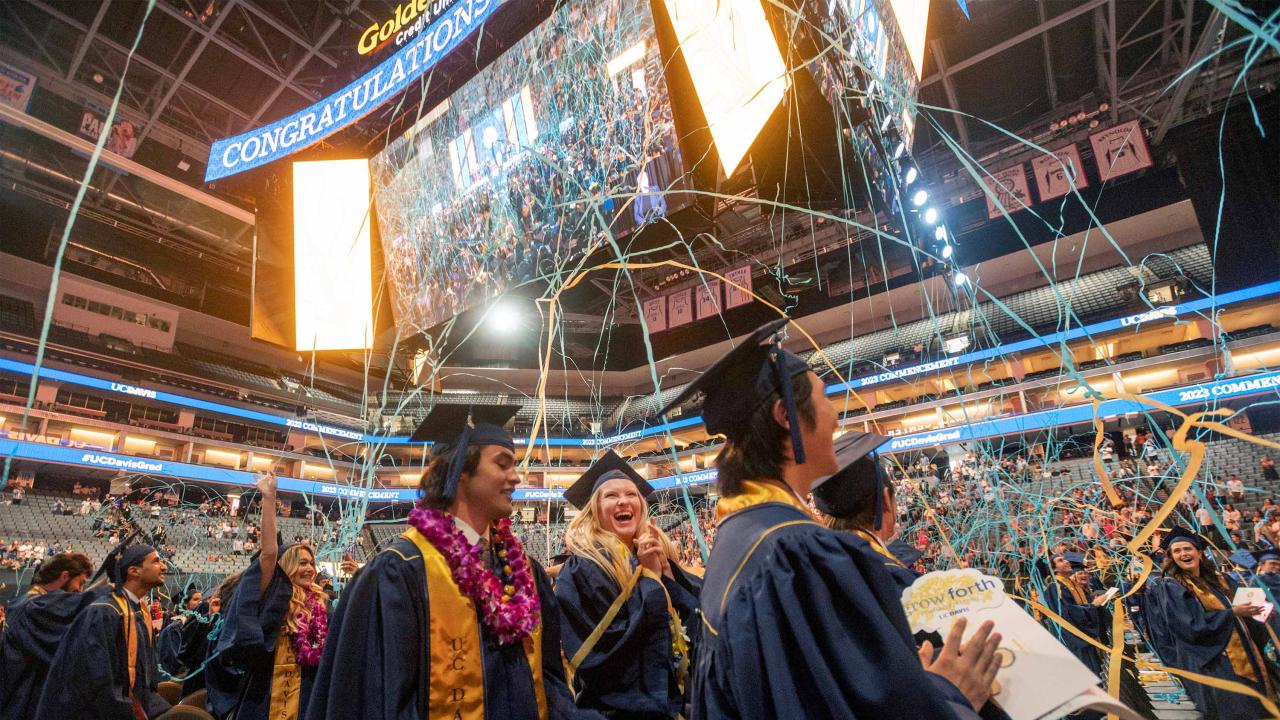 Connections Helped Students Reach Commencement UC Davis