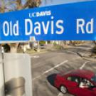 Photo: Old Davis Rd. street sign at First St.
