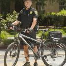Officer Ralph Nuno plans to develop education and training programs to better explain the university's bicycling rules.
