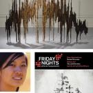 Photo 4): Artists Stephanie Lin (Burn) and Prerna Dudani (The Wind) and their works
