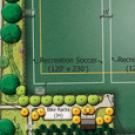 Graphic: Drawing of Dairy Road Intramural Field turf conversion project (cropped)