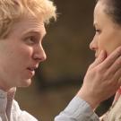 Photo: Michael Benz as Hamlet and Carlyss Peer as Ophelia, Shakespeares Globe 2012