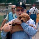 Unidentified man and his golden retriever puppy leave Butte County shelter June 29, headed home to Concow north of Oroville.