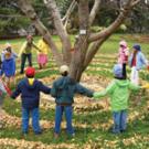 Children from Davis&rsquo; Waldorf School visit Ripple Effect, art made from leaves in the arboretum last December. Ripple Effect, created by UC Davis students led by Robin Hill, an associate professor of art, shows one way in which the arboretum ca