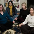 TAKE A SEAT: From left to right, Academic and Staff Assistance Program staff Alice Provost, Michelle Vannoy, Sharon Ree and Renee Becnel sit and meditate. 