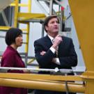 Lt. Gov. John Garamendi, right, talks with Ruihong Zhang, a professor of biological and agricultural engineering, about her Biogas Energy Project on Sept. 19. Garamendi, a UC Board of Regents member, was on campus for the regents meeting last we