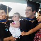 Photo: Loreto Godoy and Fernando Mardones and their children, Rafaela and Agustina.
