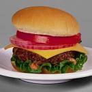 Photo: hamburger with all the fixings