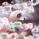 The non-student winning entry, Nancy Morrow&rsquo;s Heads in the Clouds, elicited this comment from a judge: &ldquo;Very charming and poignant use of the image and of Photoshop.&rdquo;
