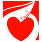 This symbol, a woman embracing a heart, is used by the National Heart, Lung and Blood Institute in its Heart Truth campaign.