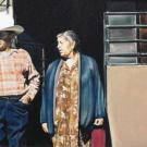 Photo: Jaime Montiel's "Waiting," 2011, oil on canvas