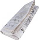 Photo: rolled newspaper