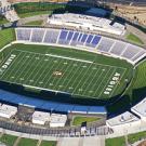 Photo: partial aerial view of Aggie Stadium