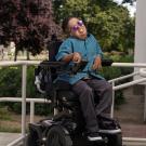 Eduardo Landicho posing for a photo on the UC Davis campus